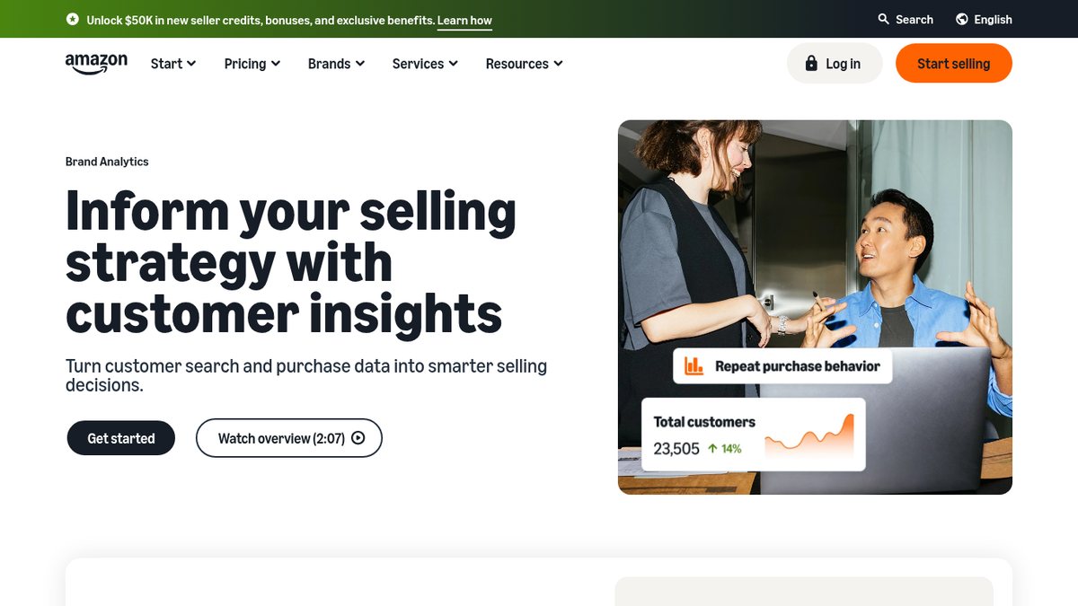 Screenshot of Amazon Brand Analytics, captured October 2026