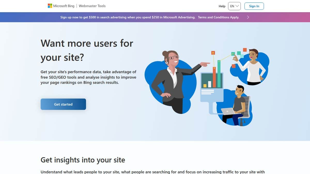 Screenshot of Bing Webmaster Tools Keyword Research, captured October 2026